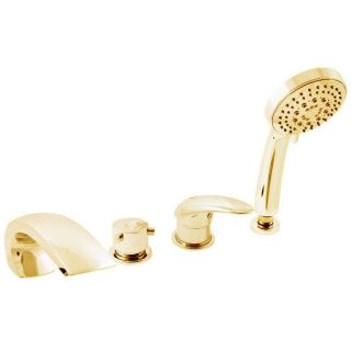 Смеситель на борт ванны Rav Slezak Dunaj D472.5PZ золото